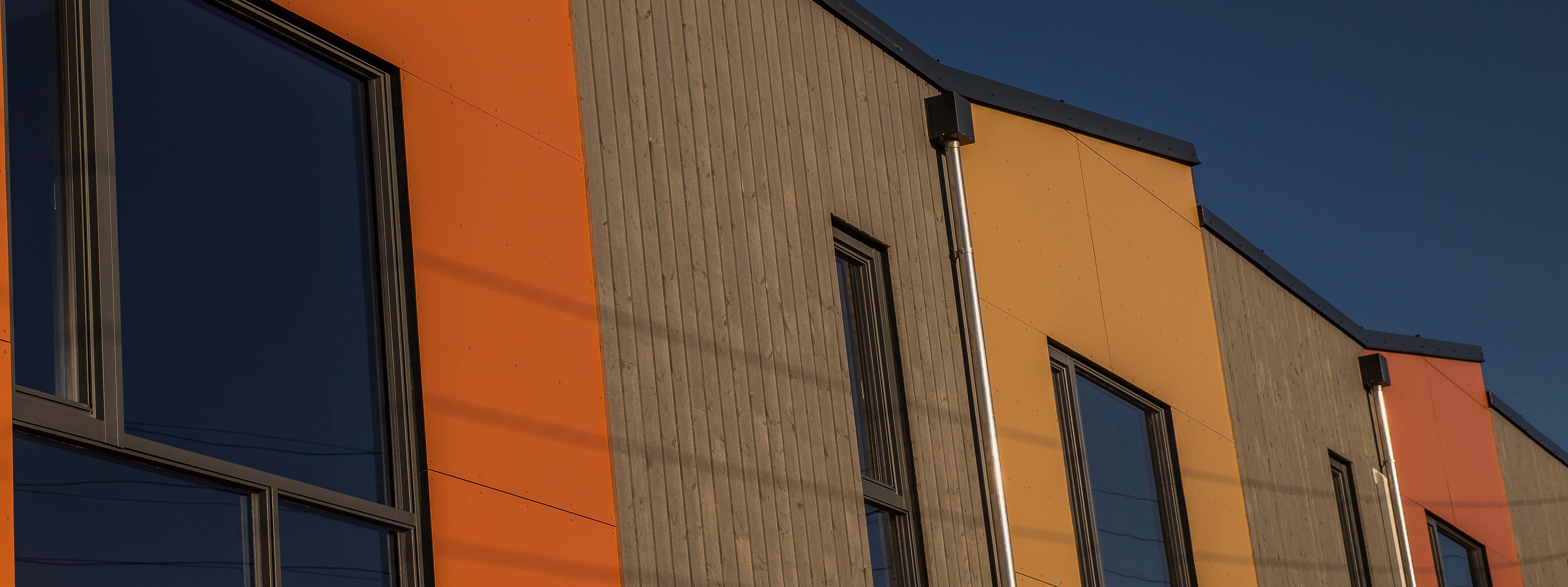 Buer fabrikkmalt kledning