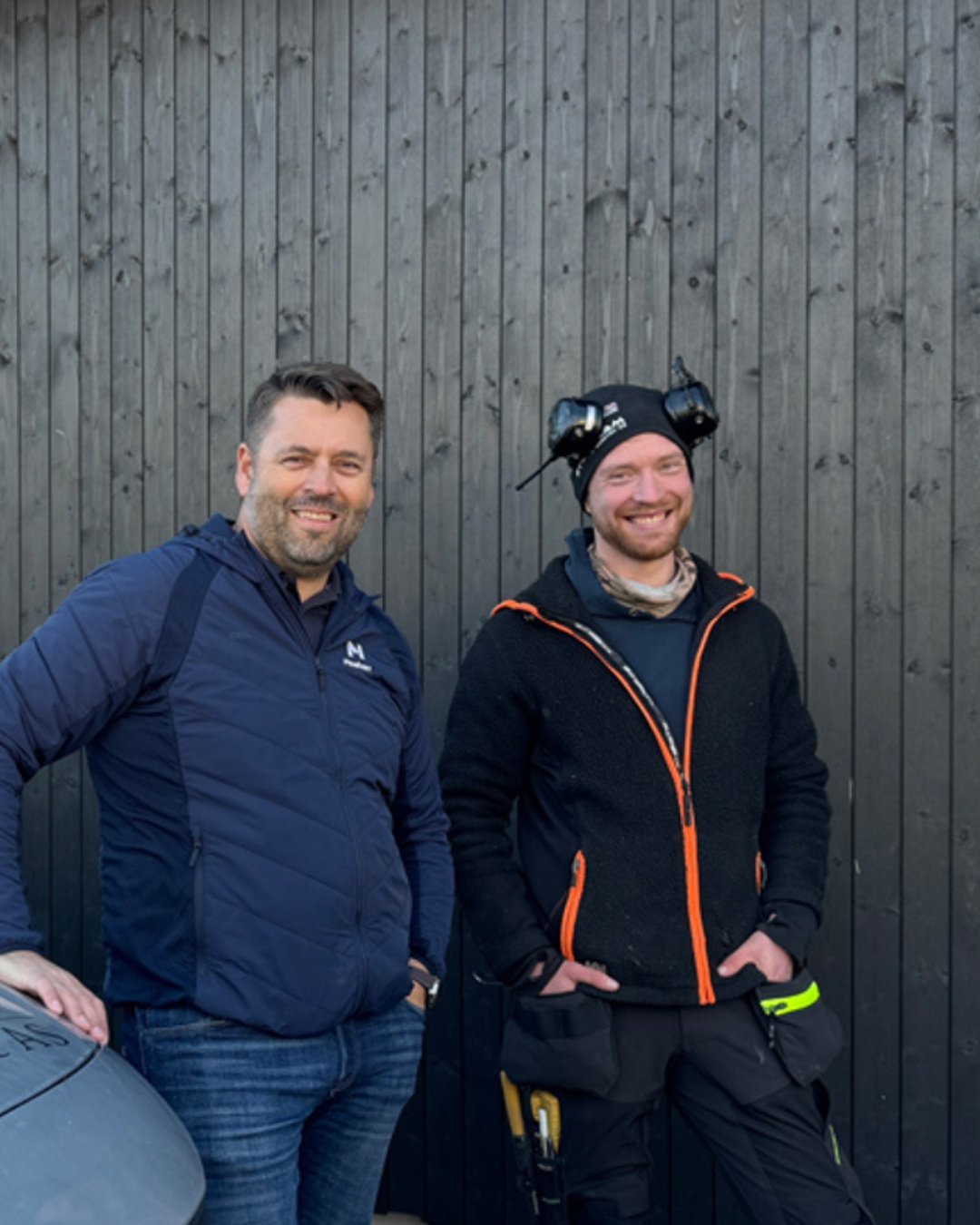 Fredrik er fornøyd med sin nye Heftig PRO+ kledning