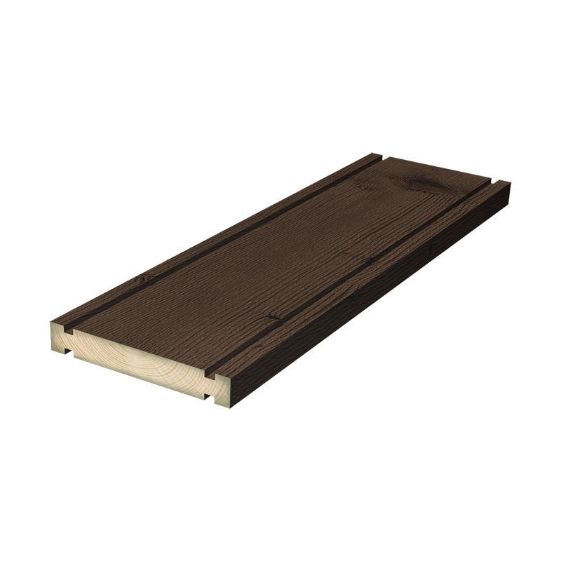 Furu Takbord rund 22x148 Royal Brun