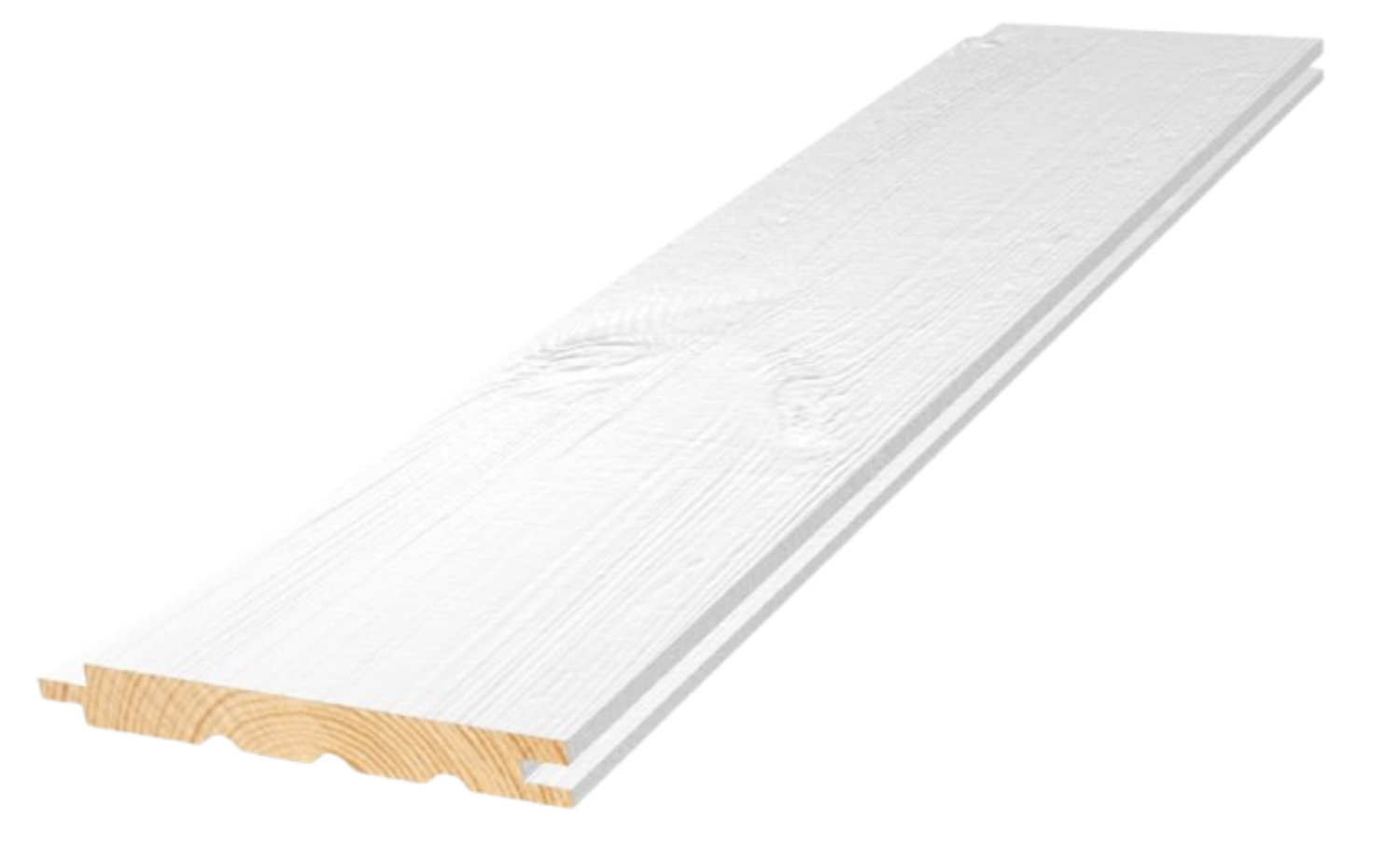 Furupanel malt Klassisk hvit