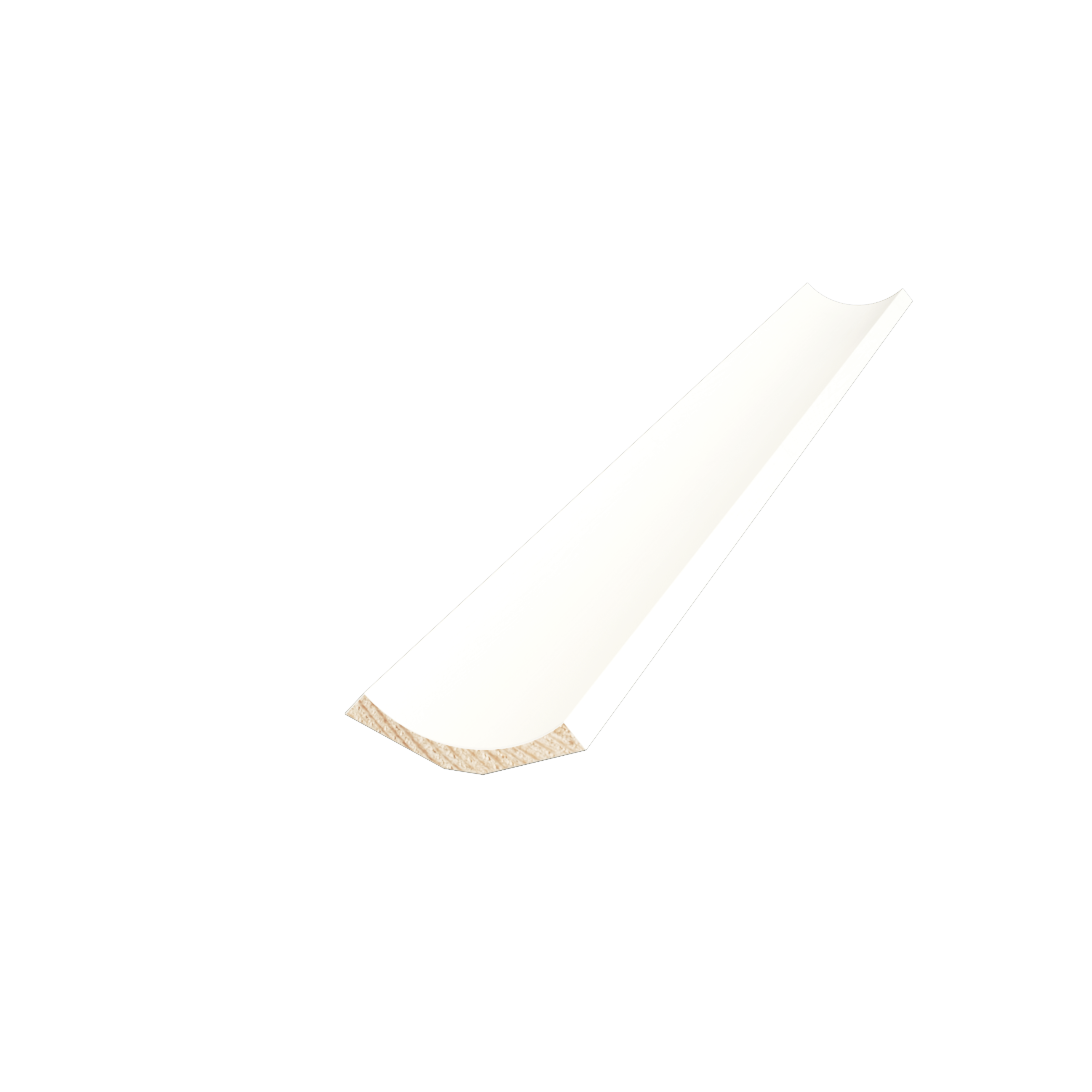 Hålkäl Snedtak 135° Vit