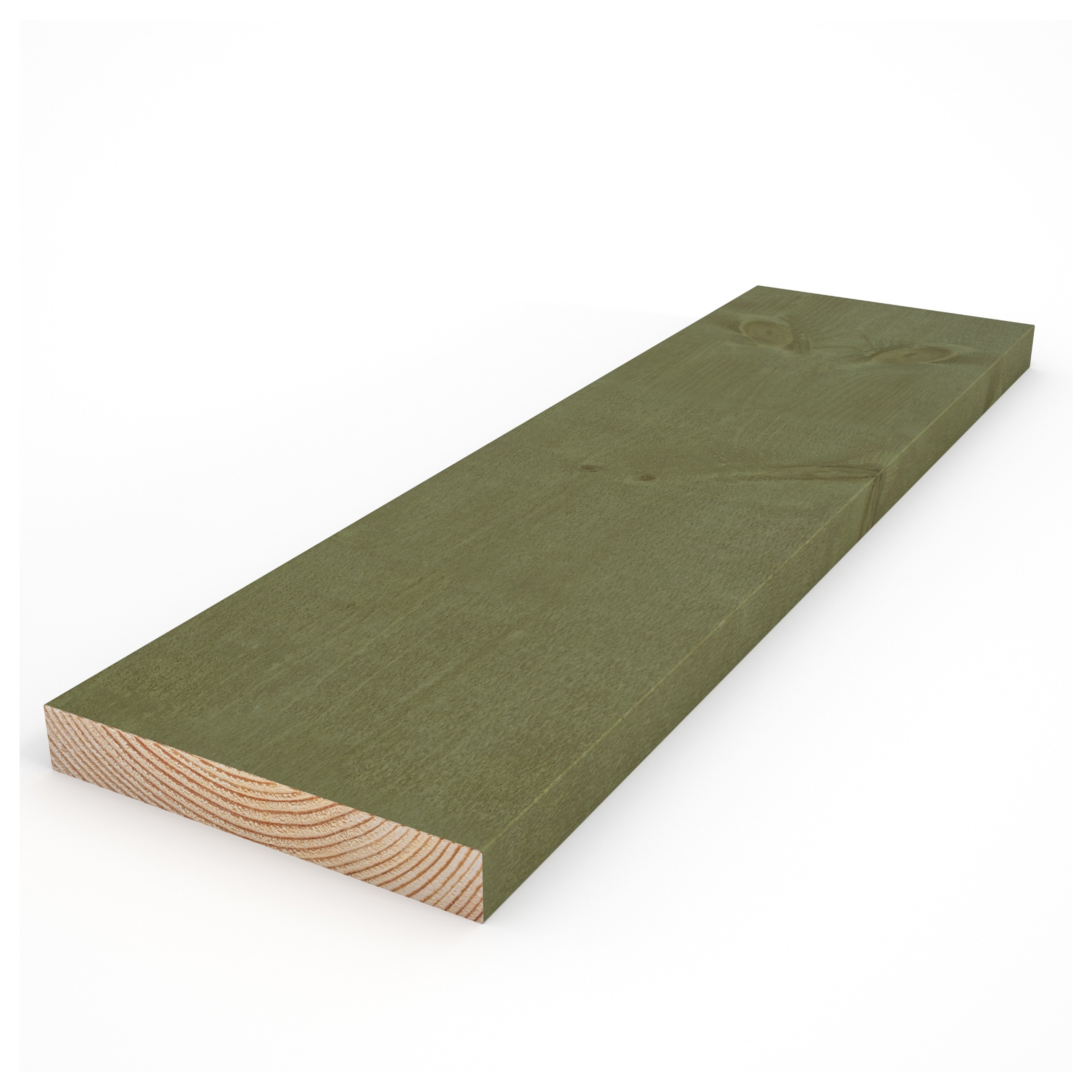 Kärnfuru KulörOlja Grön, Ytterpanelbräda