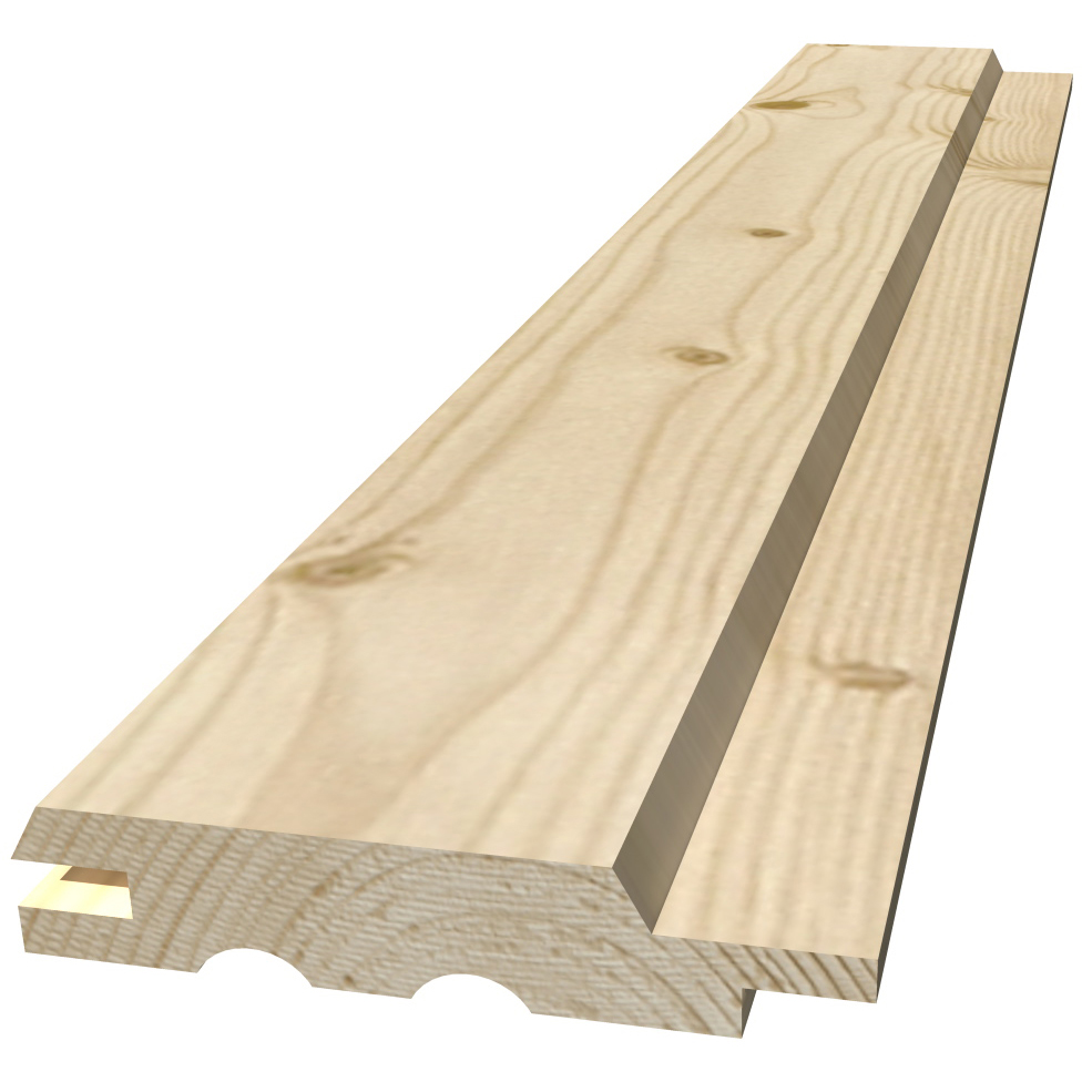 Bastupanel Klassisk Gran