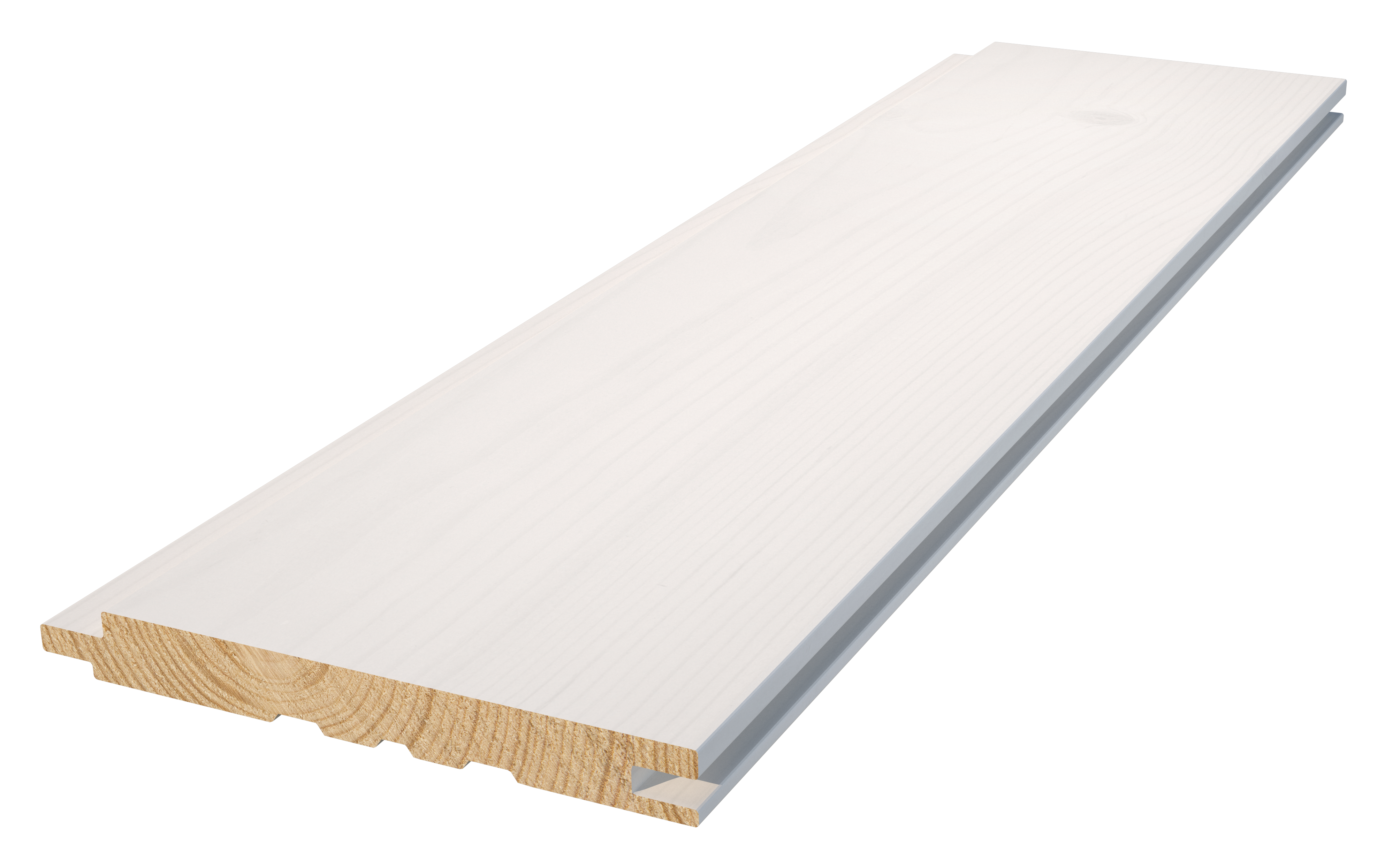 Sprekkpanel, malt Klassisk hvit (S 0500 N)