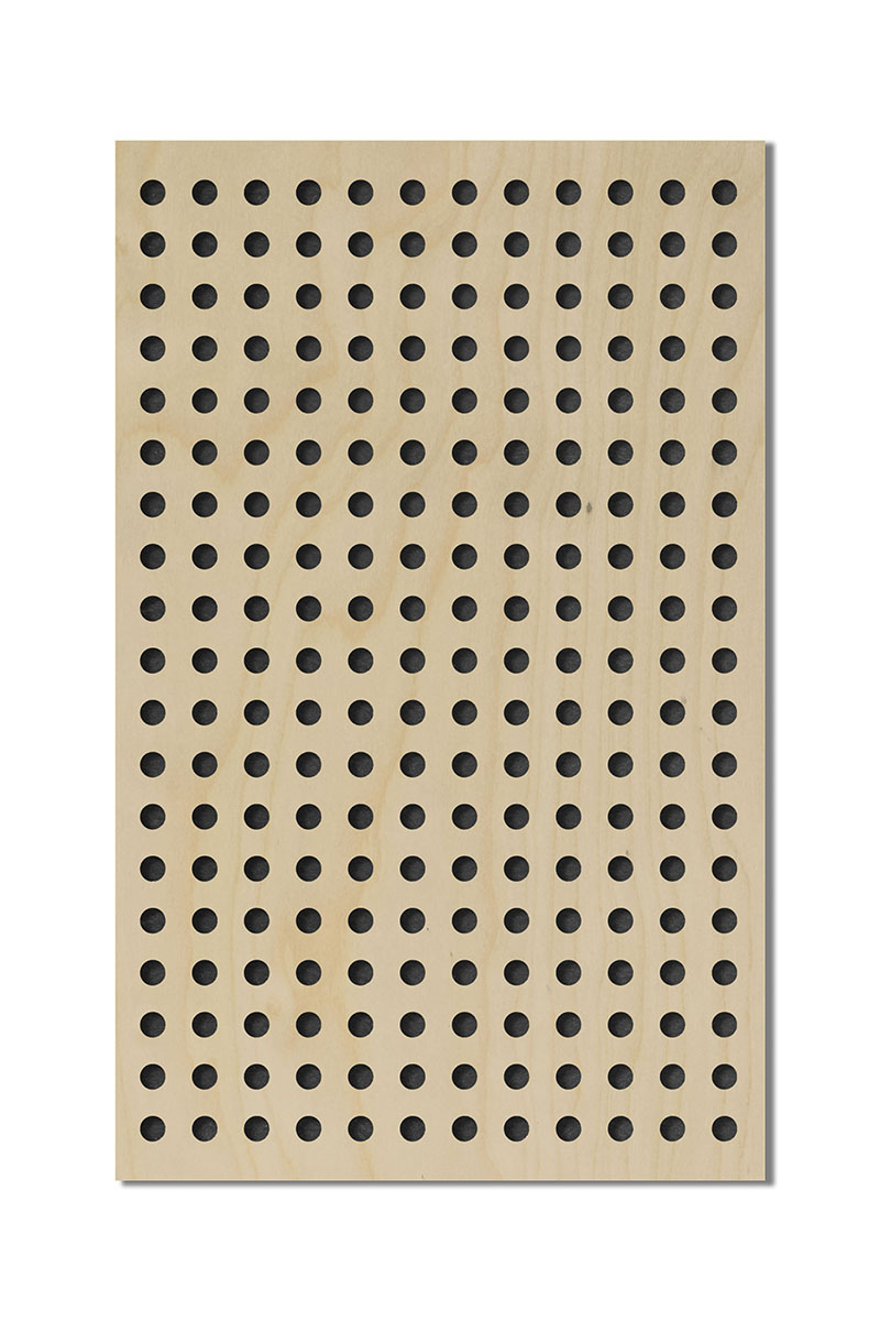 Studiopanel Perforerad 10x20 Björk