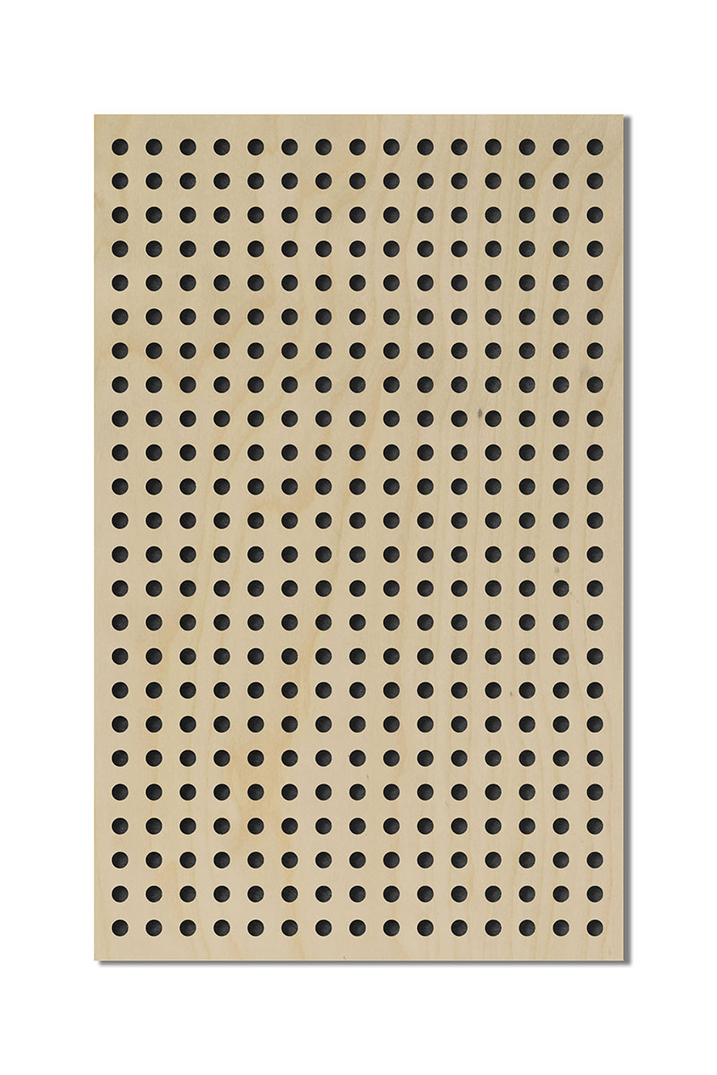 Studiopanel Perforerad 8x16 Björk
