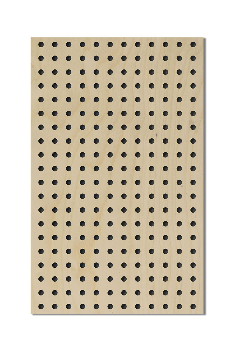 Studiopanel Perforerad 8x20 Björk