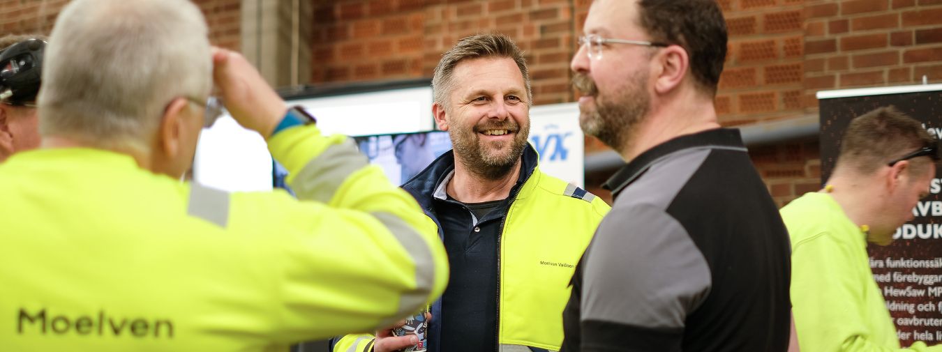 Niklas Öberg produktionschef på mässan