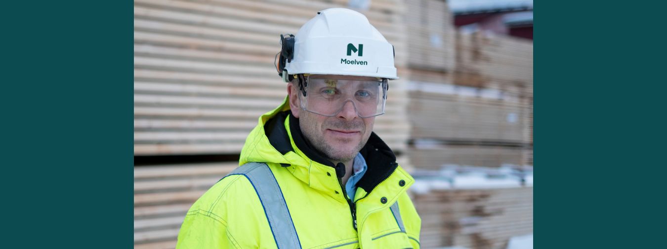 Anders Grønli, direktør ved Moelven Østerdalsbruket AS
