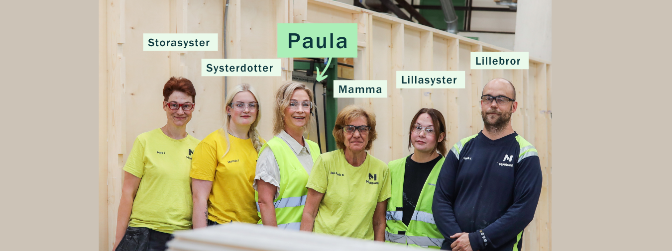 Familjen som jobbar på byggmodul i Kil