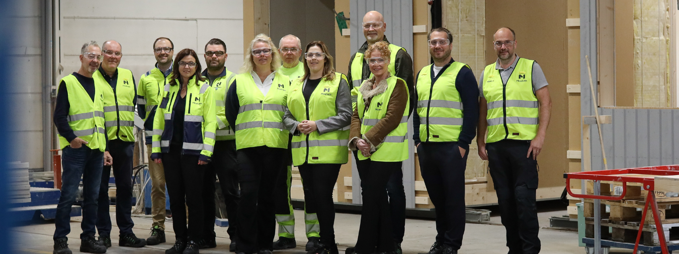 Värmlandsbänken på besök hos Moelven Byggmodul