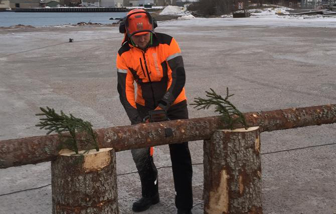 Landbruksminster Dale åpnet ny tømmerkai i Namsos