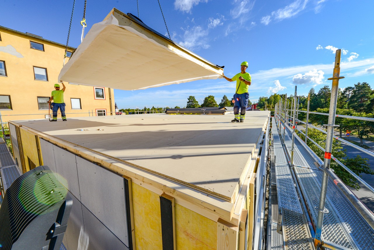 montage Hudiksvalls sjukhus