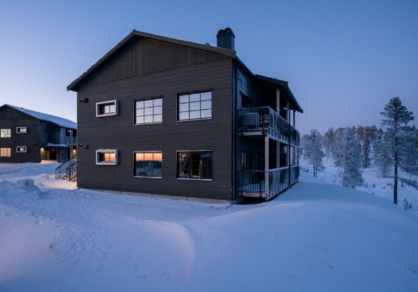 Eagle´s Village fjällägenheter byggda av Moelven Byggmodul