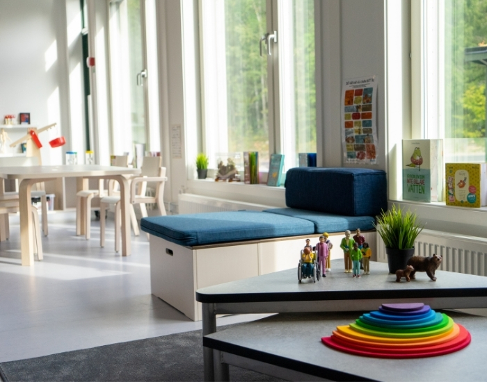 Svanenmärkt förskola, Boängen - inomhus