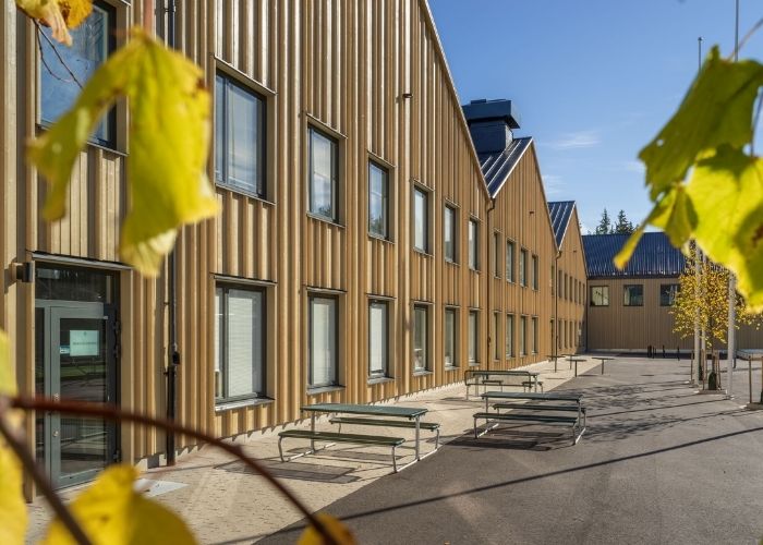 Fasadbild, Engelska skolan, Sigtuna