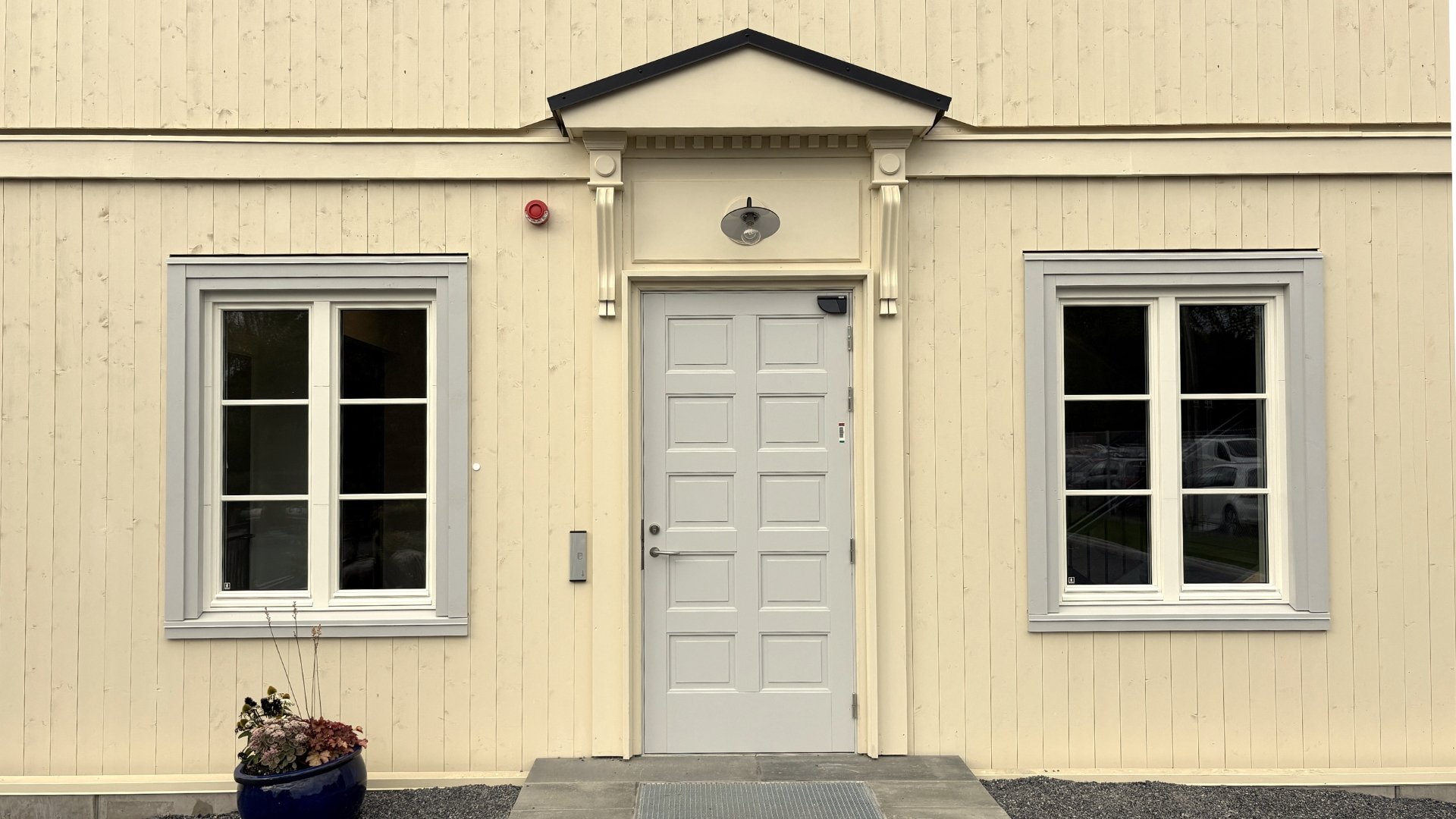 Innganspartiet til Nordfløyen på Blindern Studenterhjem