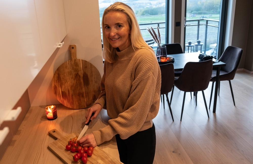Fornøyde boligkjøper, kjøkken, tilvalgsprosess