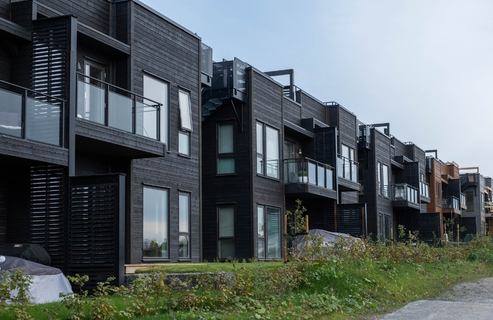 Fornøyde boligkjøpere, tilvalgsprosess, utvendig fasade