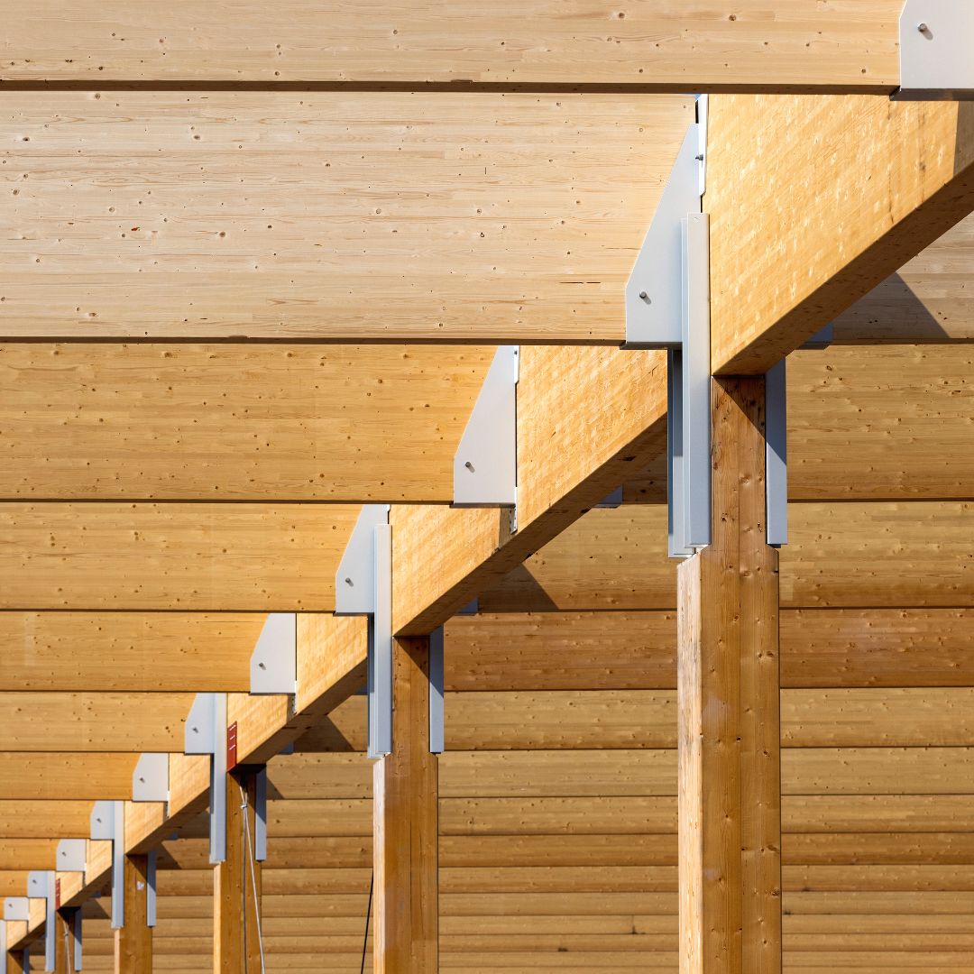 Bæresystem i limtre til Elgiganten