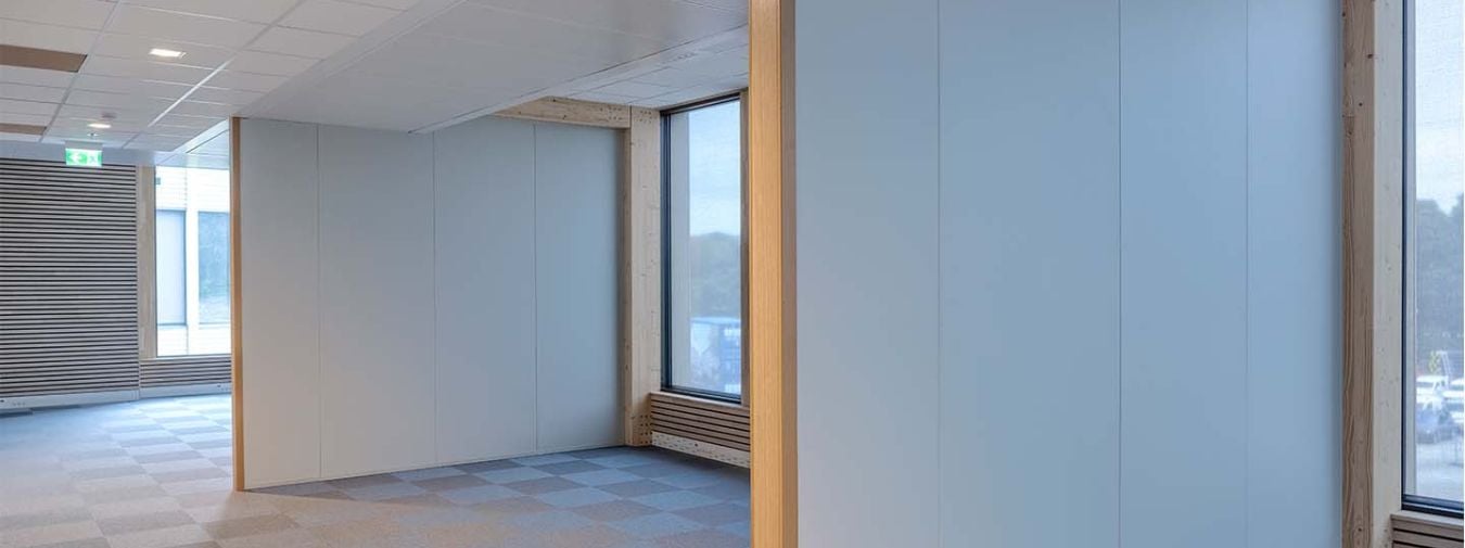 Tette vegger fra Moelven Modus