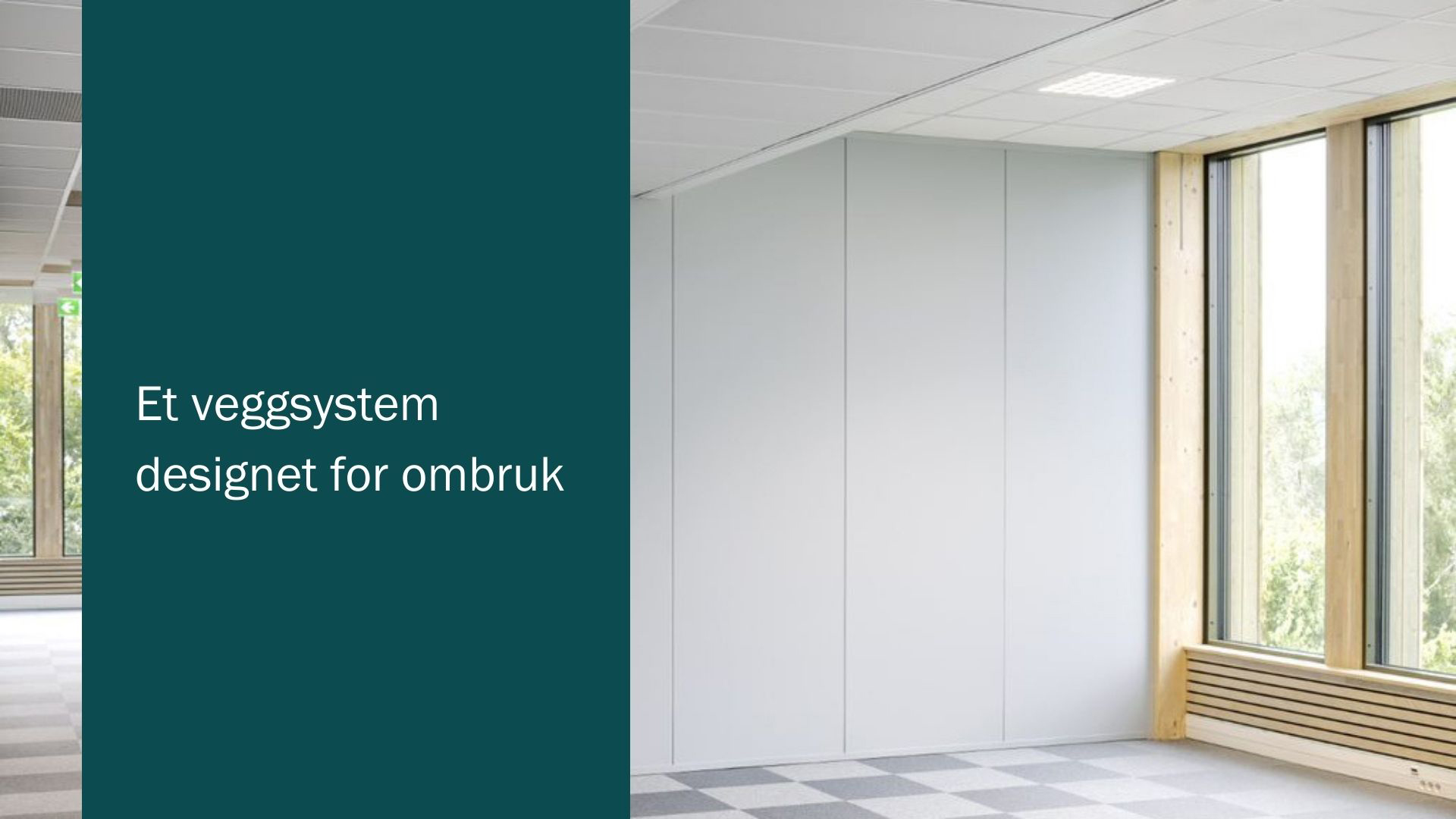 Loop Wall designet for ombruk