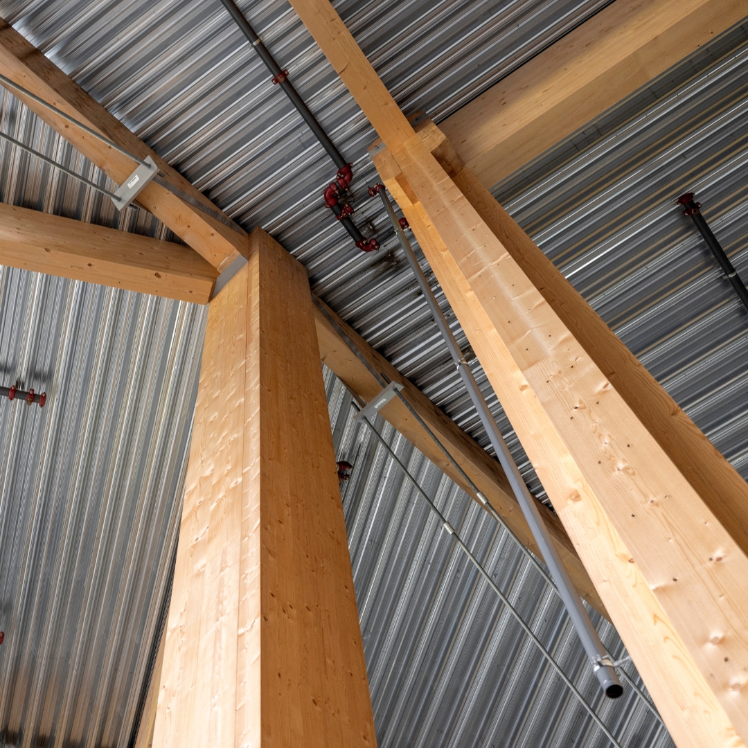 Limträ till lager- och logistikanläggning i trä