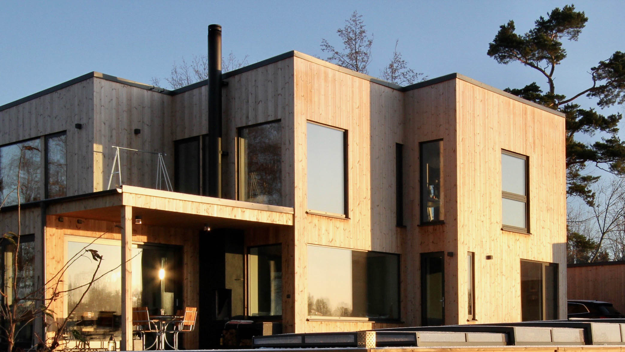 Fasad av ThermoWood