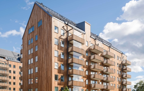 Trähus med flera våningar av Cederträ