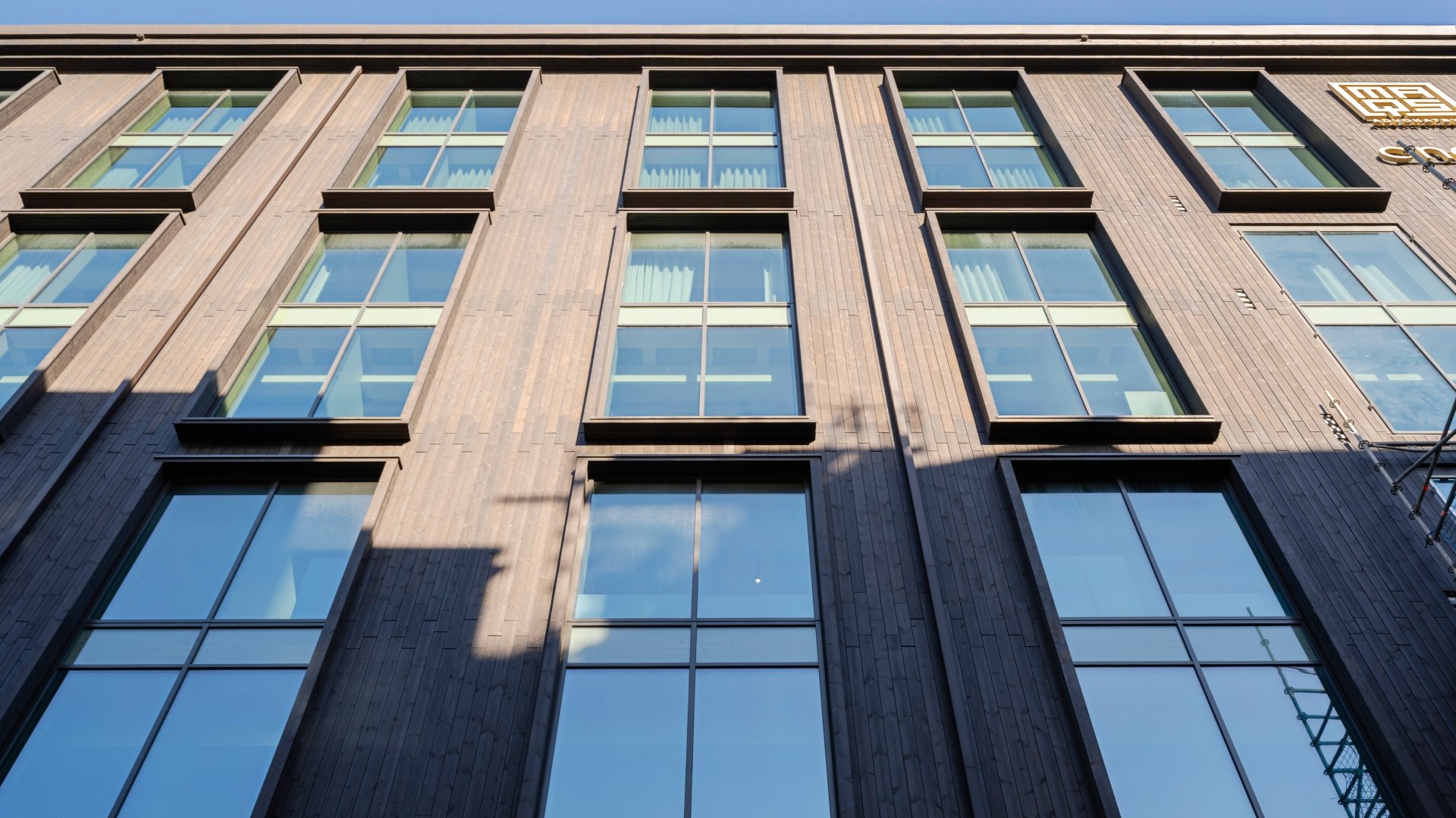 Fasad av ThermoWood BT Pigment Svart