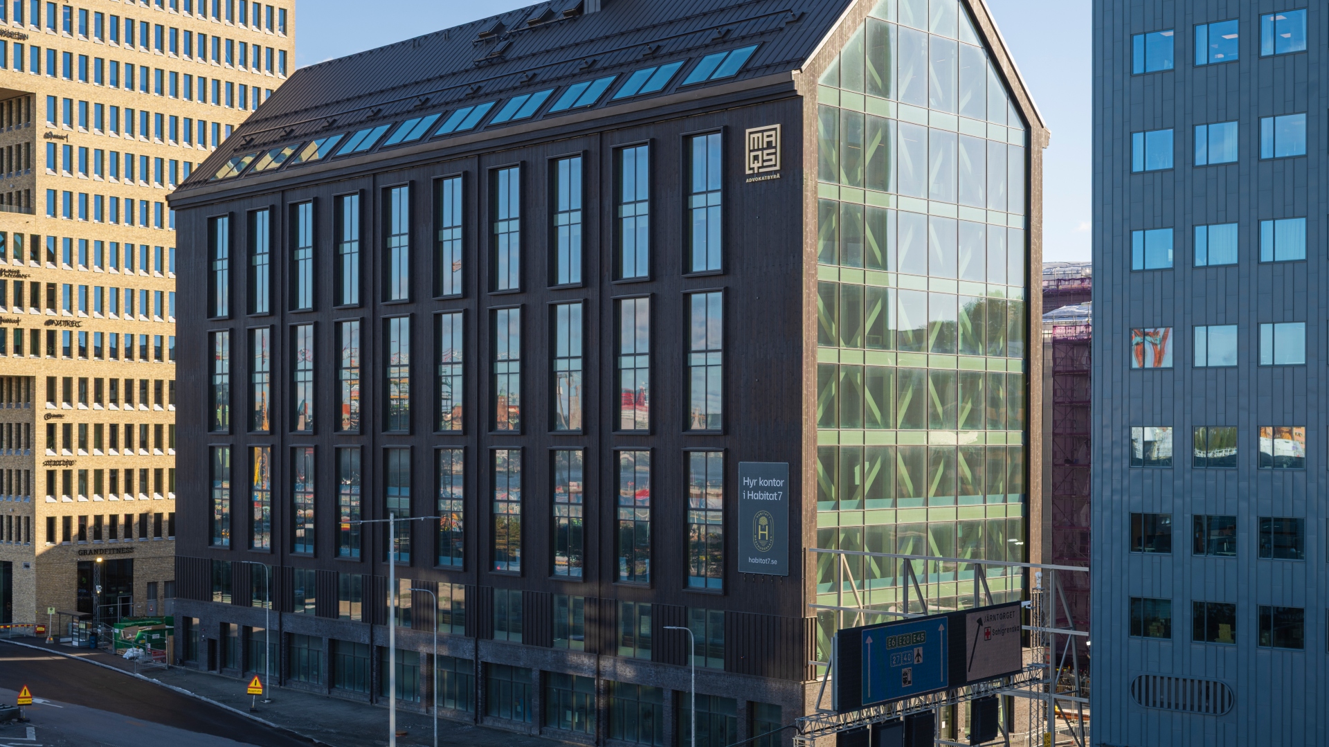 Fasad av ThermoWood BT Pigment Svart