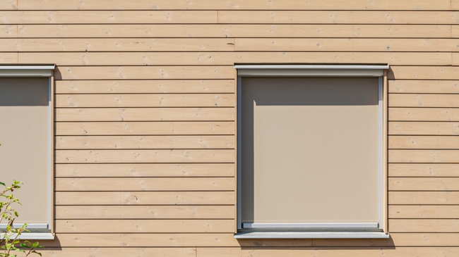 Panel av ThermoWood BT Pigment Silver