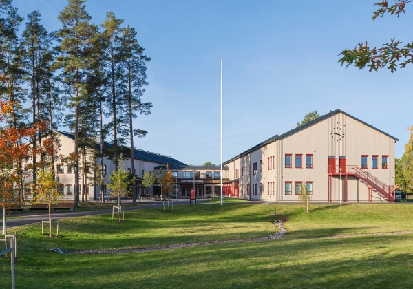 Fasad av ThermoWood med Premiumolja Patinagrå