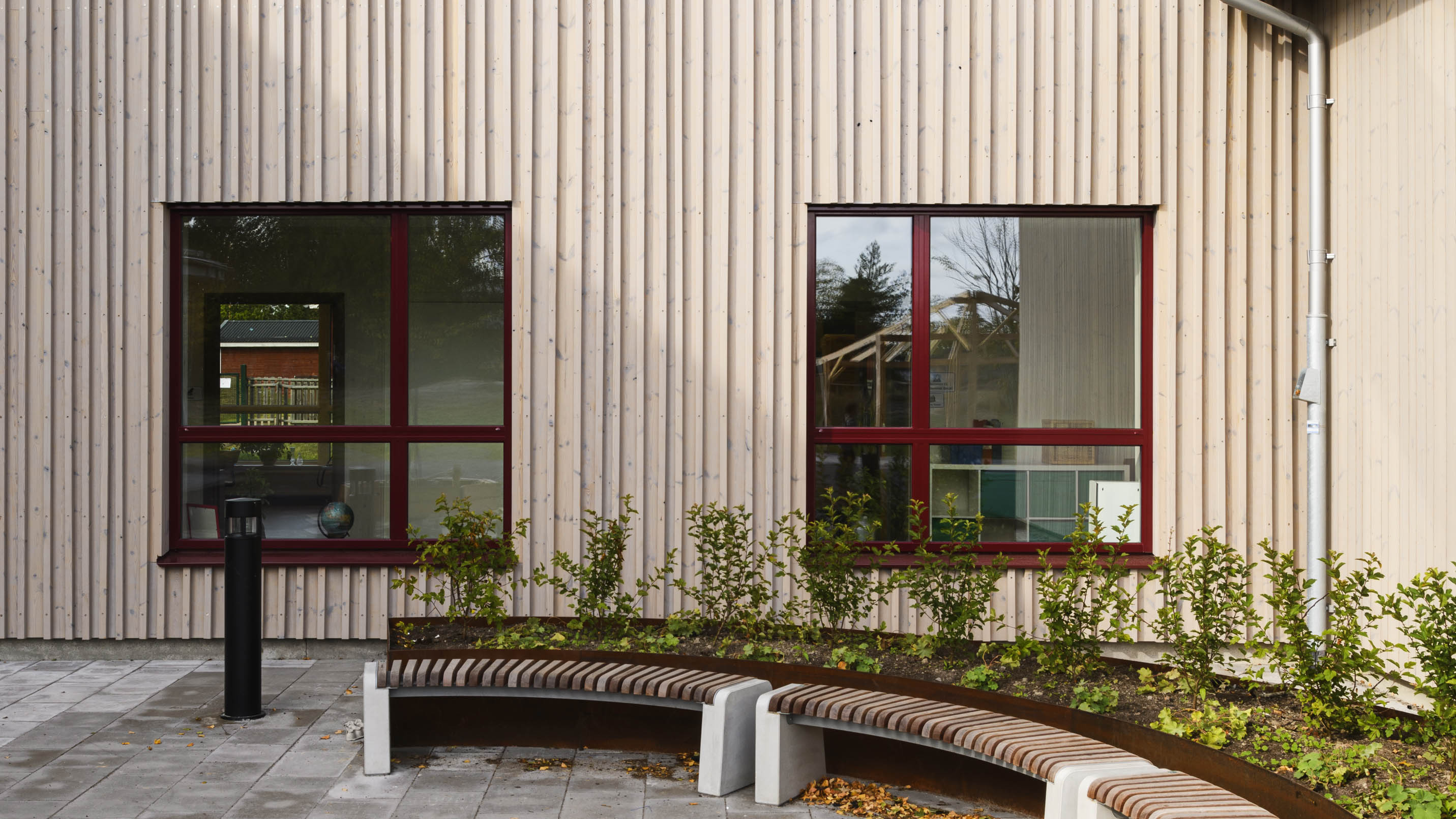 Hus med ThermoWood fasad