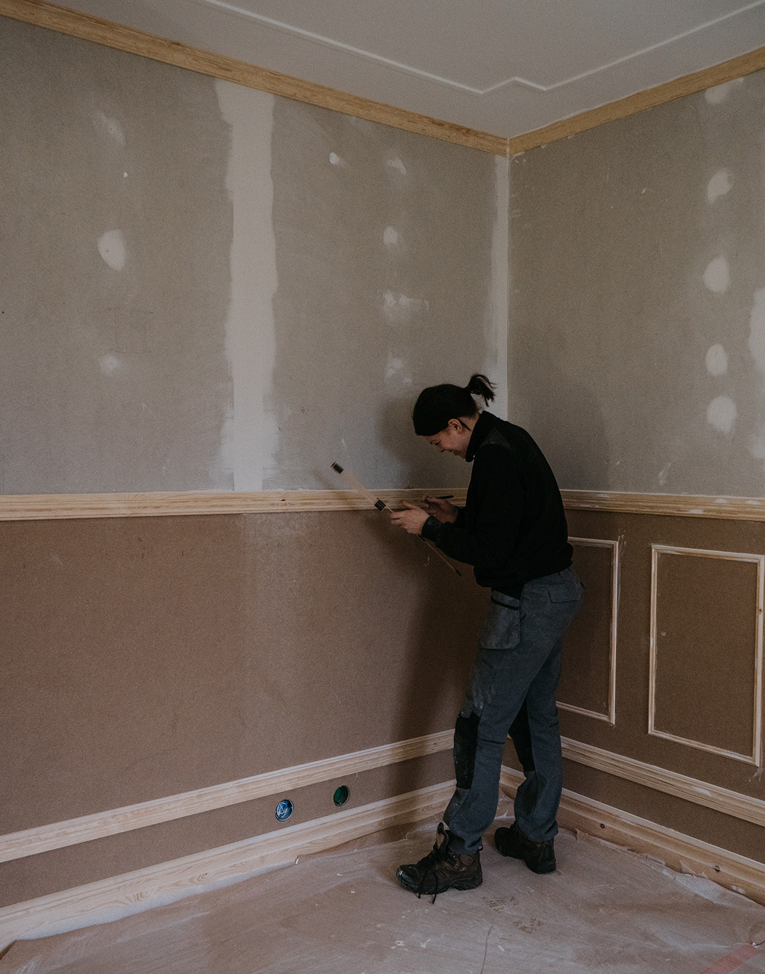 Inred med trä på tre olika sätt