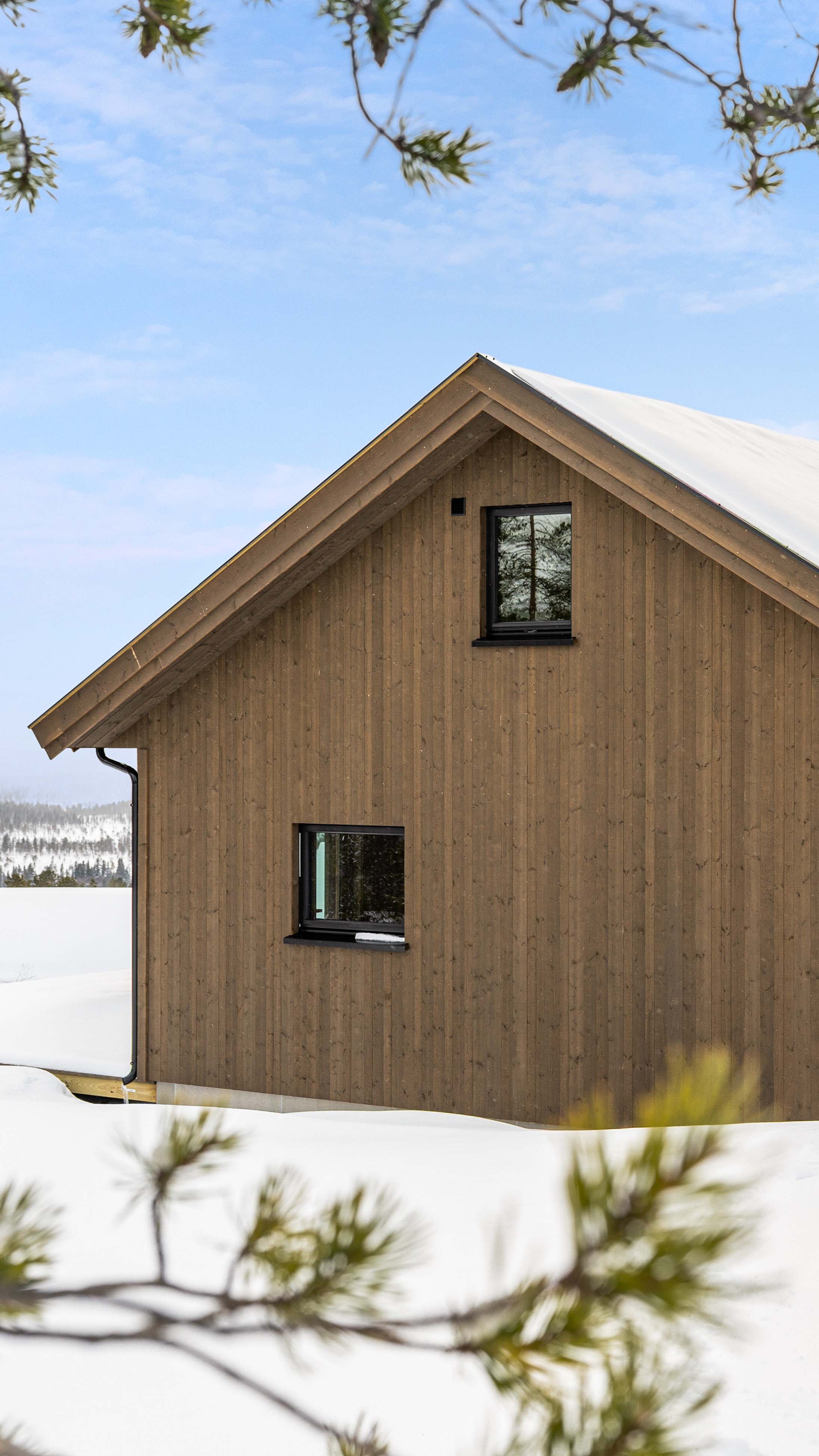 Heftig SYN på hytte i fargen Bever