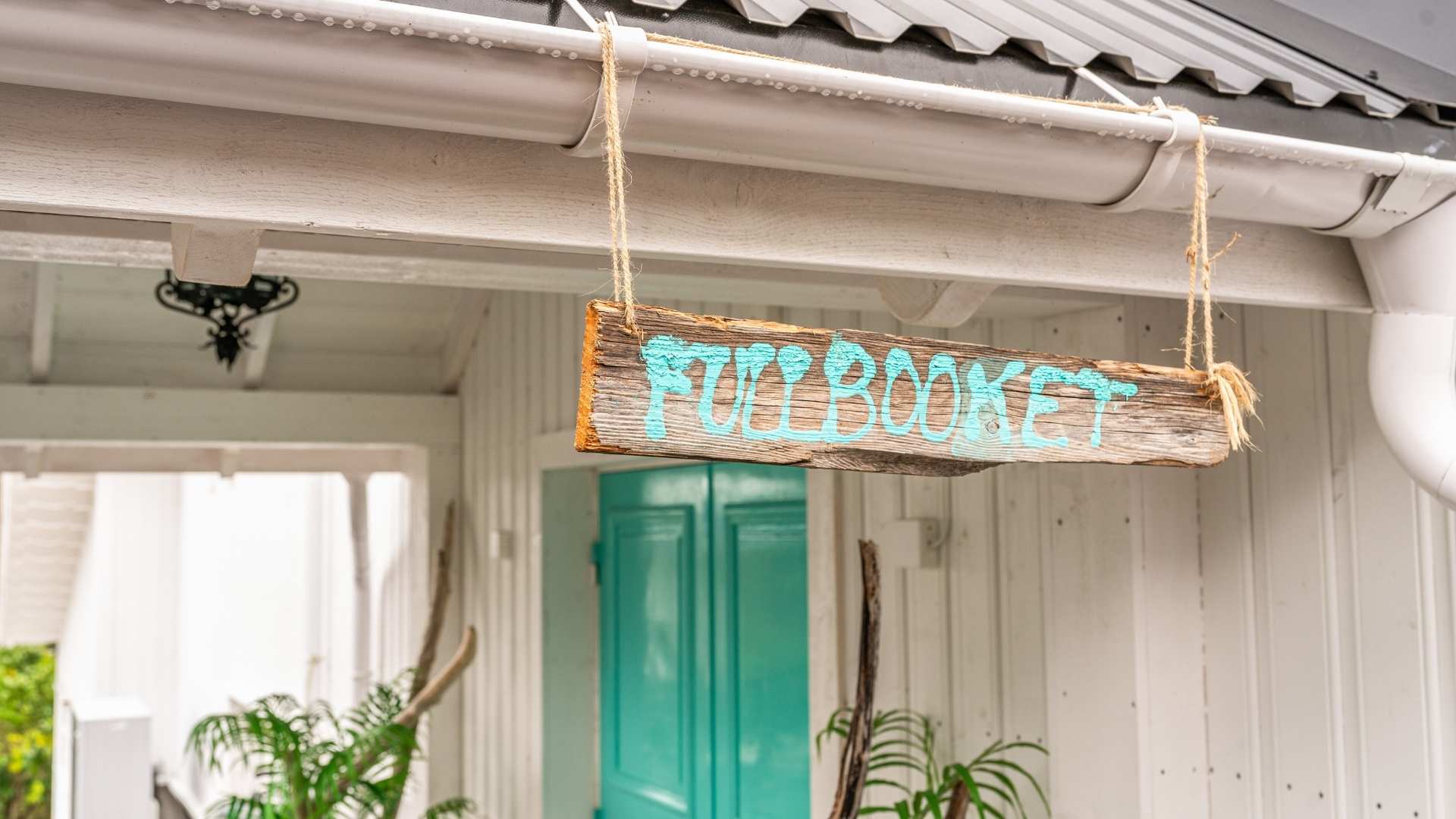 Skilt som ønsker velkommen til Villa Oslofjord