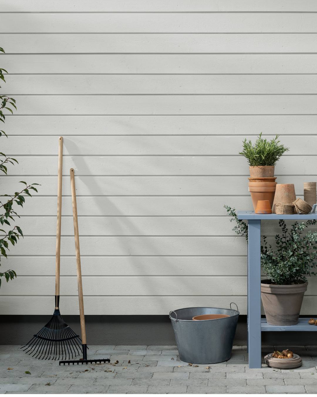 Dobbelfals m 5 mm sprekk er en pen liggende kledning