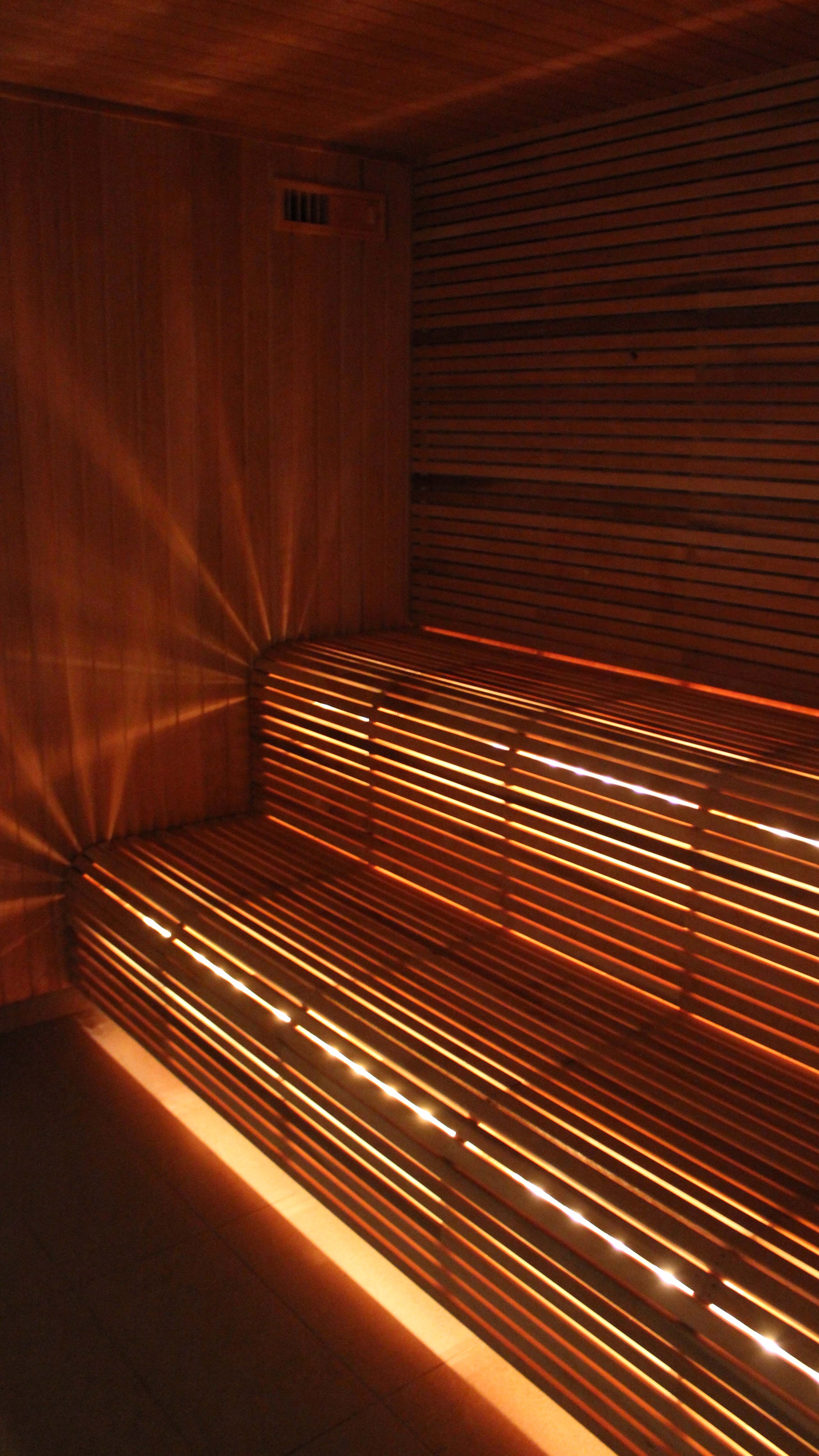 Lyssetting er viktig i en badstue